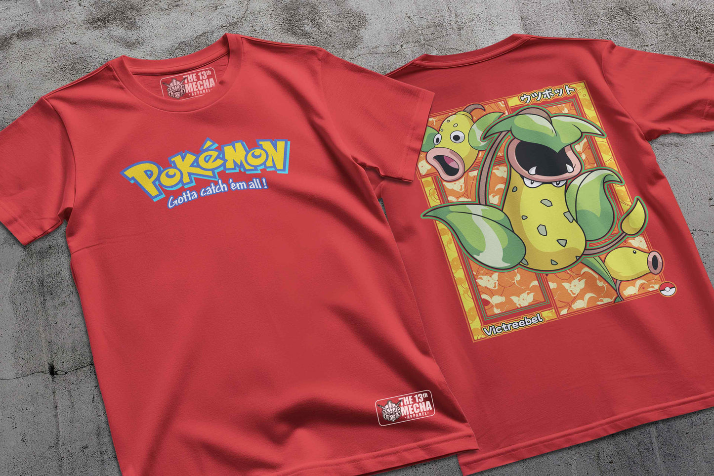 Pokemon - Victreebel 01 Premium Anime Design, High Quality DTF Print, 100% Cotton Shirt