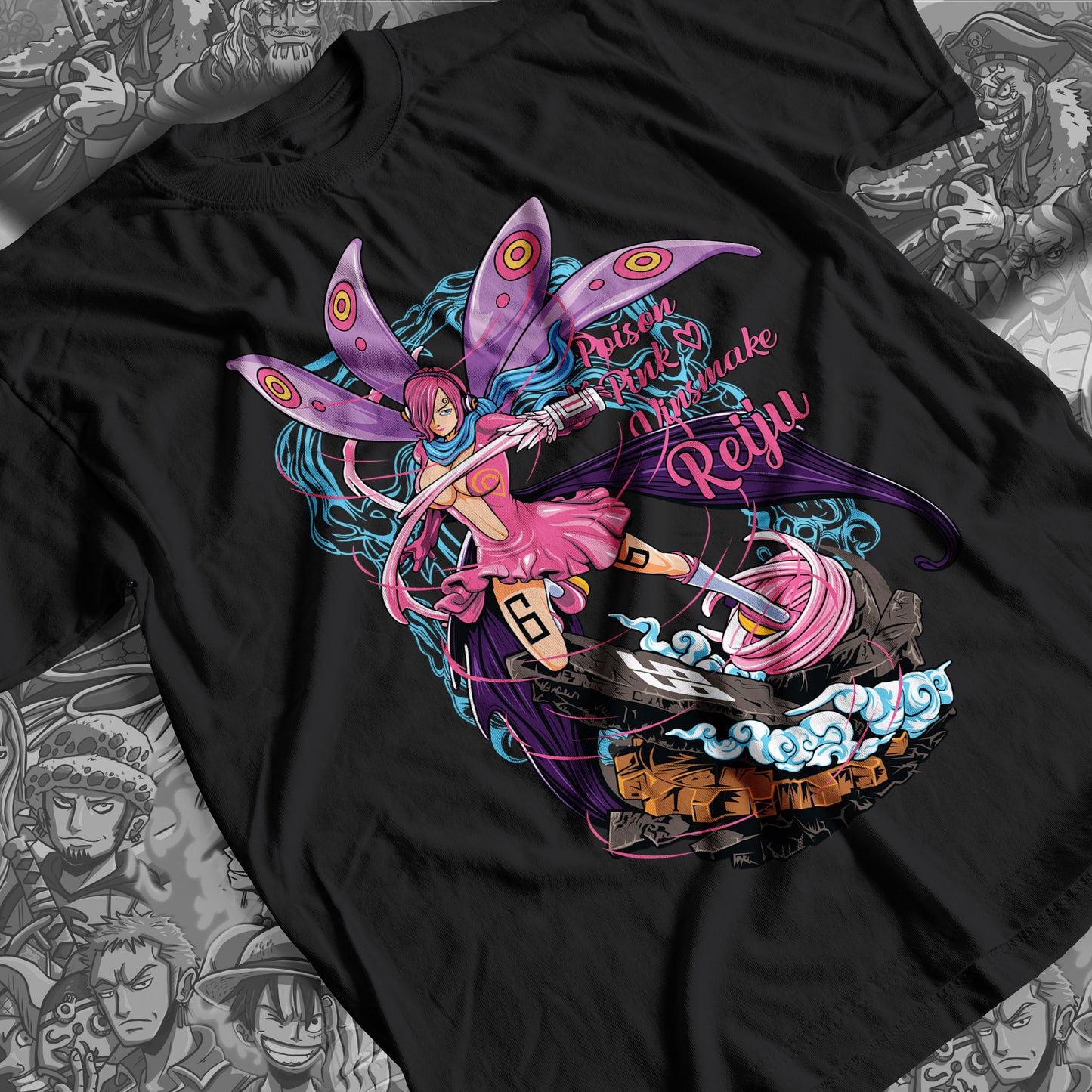 One Piece - Vinsmoke Reiju Premium Anime Design, High Quality DTF Print, 100% Cotton Shirt