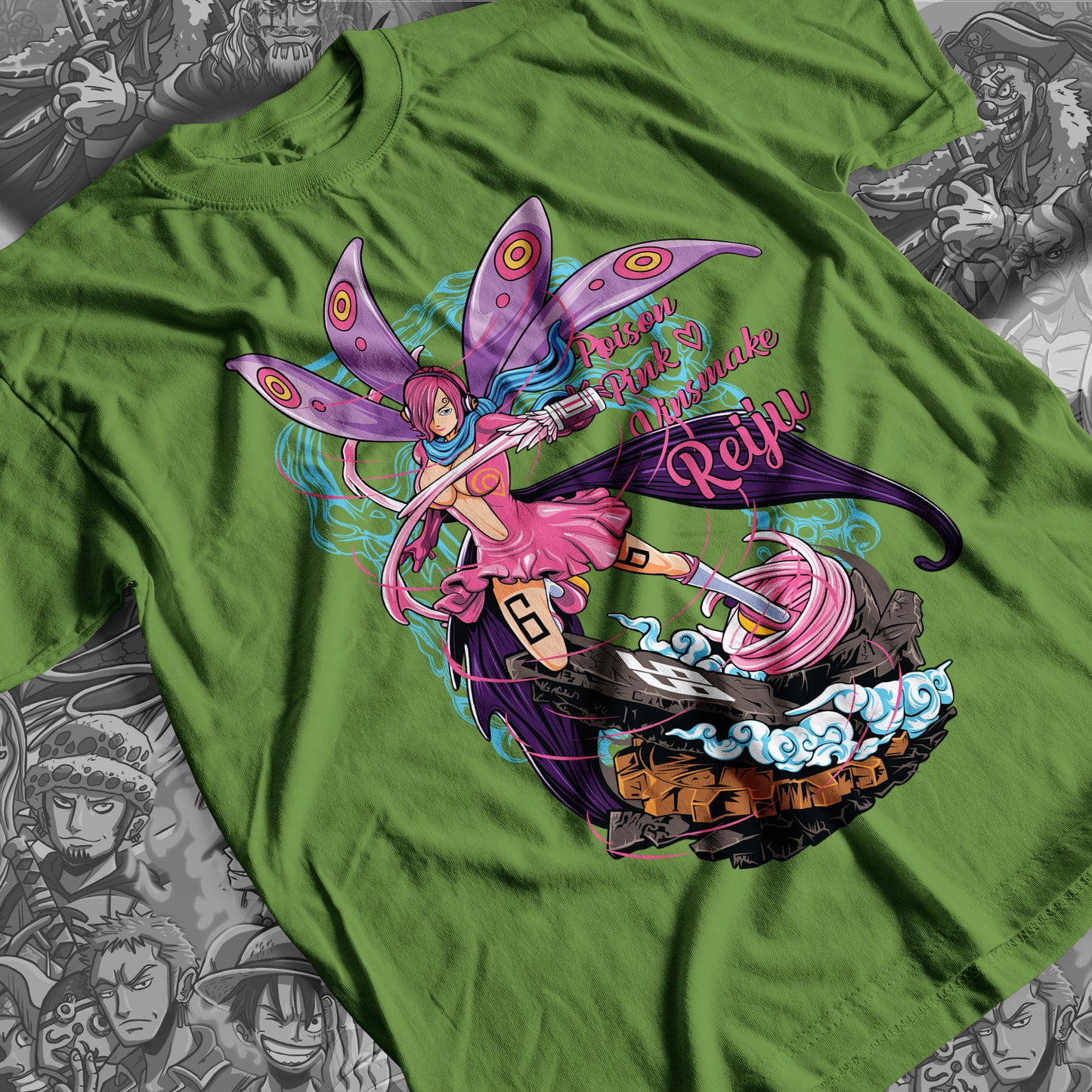 One Piece - Vinsmoke Reiju Premium Anime Design, High Quality DTF Print, 100% Cotton Shirt