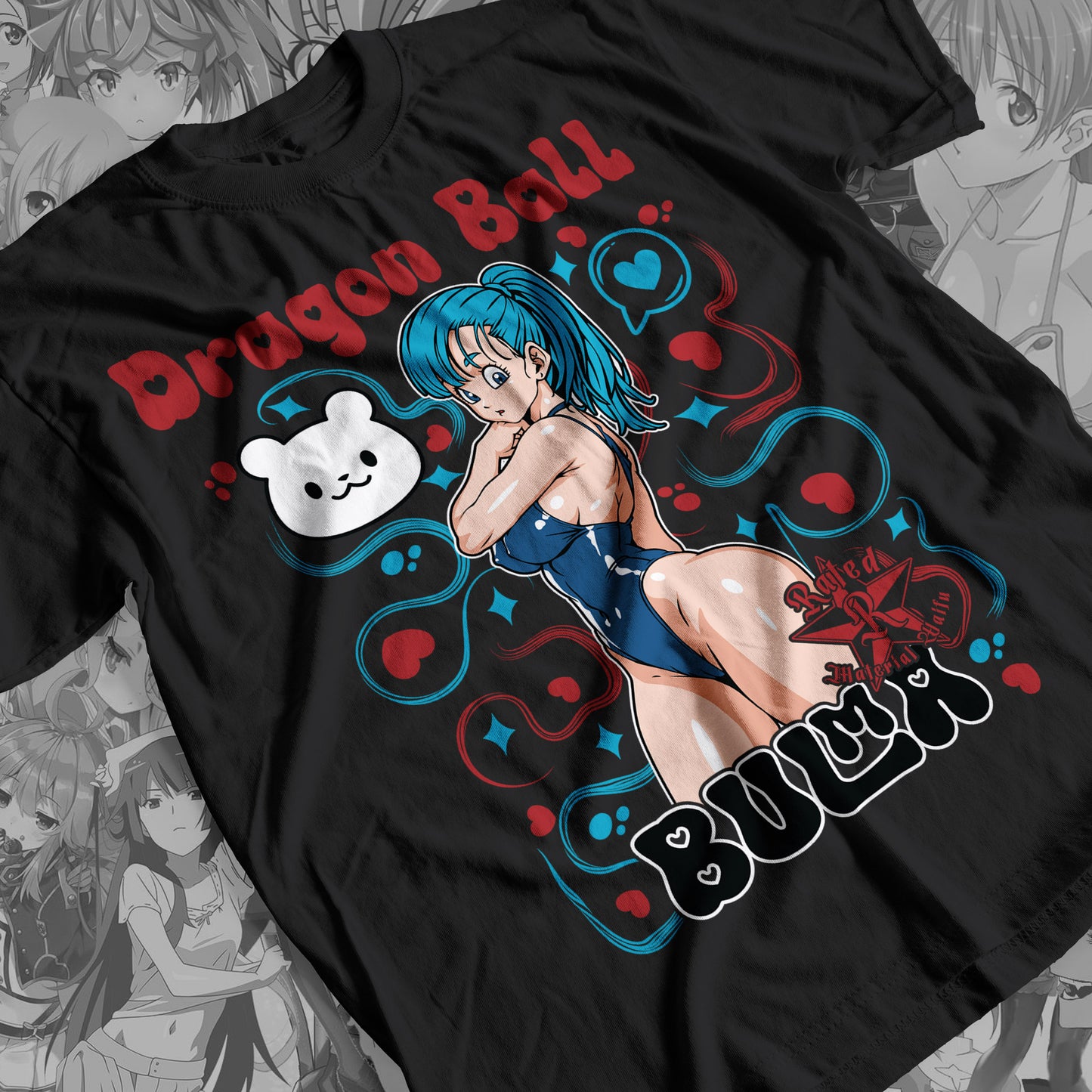Waifu - Bulma 02 Premium Anime Design, High Quality DTF Print, 100% Cotton Shirt