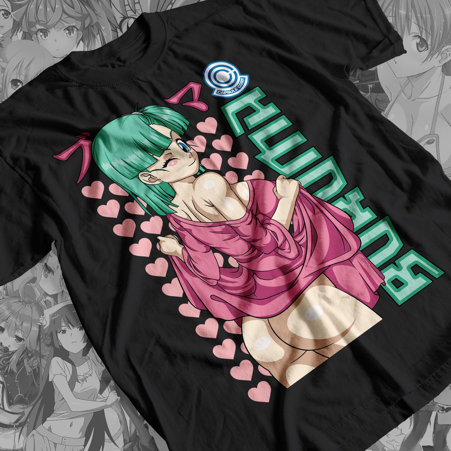 Waifu - Bulma 03 Premium Anime Design, High Quality DTF Print, 100% Cotton Shirt