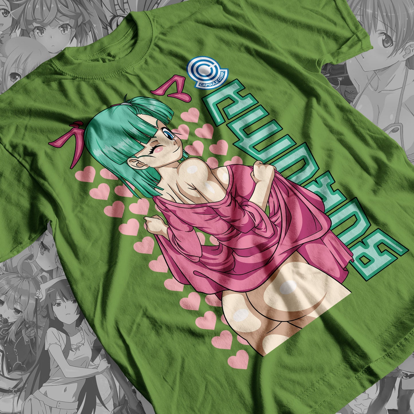Waifu - Bulma 03 Premium Anime Design, High Quality DTF Print, 100% Cotton Shirt