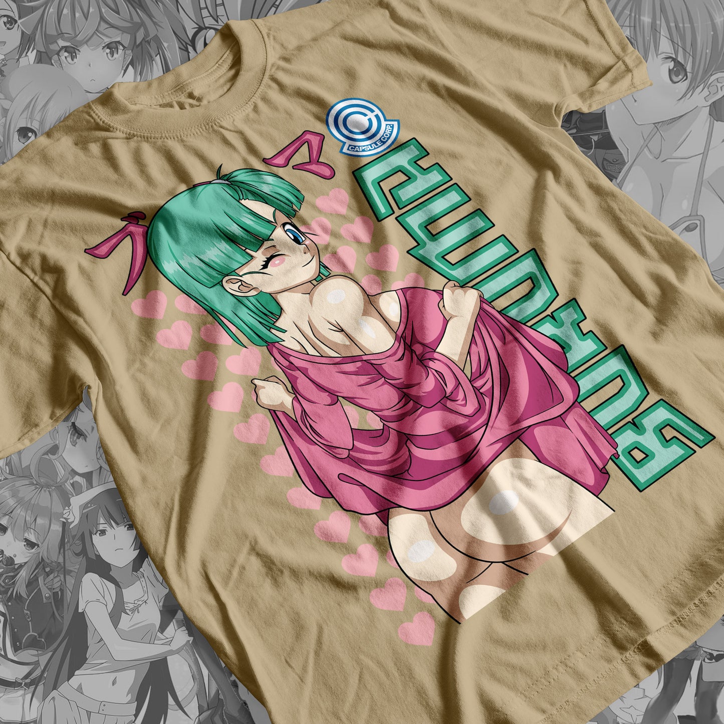Waifu - Bulma 03 Premium Anime Design, High Quality DTF Print, 100% Cotton Shirt