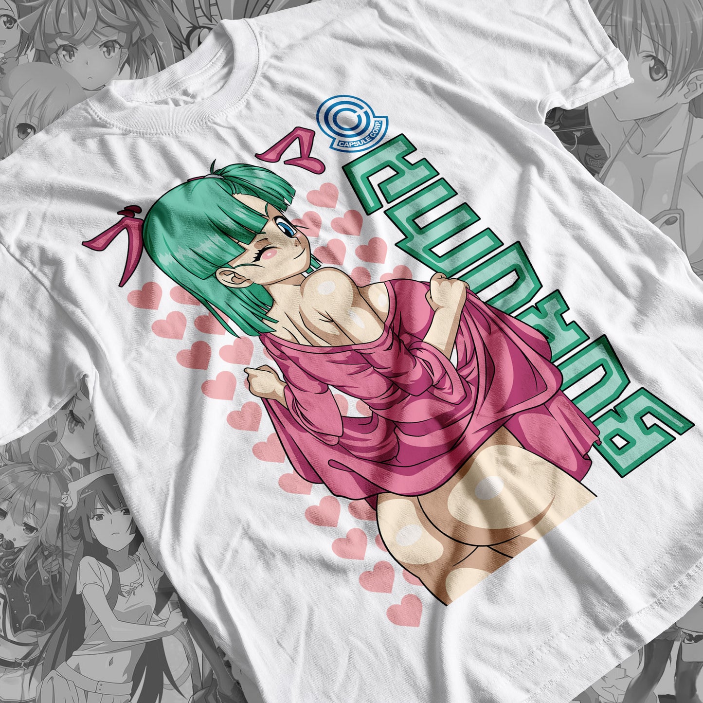 Waifu - Bulma 03 Premium Anime Design, High Quality DTF Print, 100% Cotton Shirt