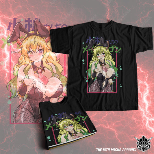 Waifu - Dragon Maid Premium Anime Design, High Quality DTF Print, 100% Cotton Shirt