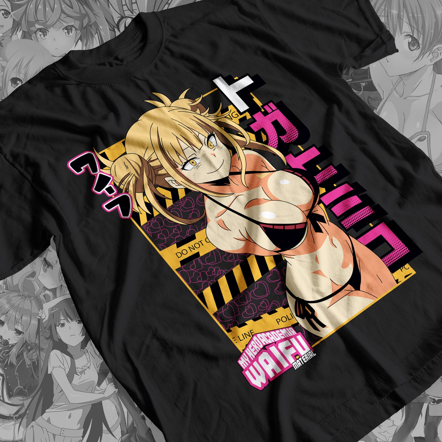 Waifu - Himiko Toga Premium Anime Design, High Quality DTF Print, 100% Cotton Shirt