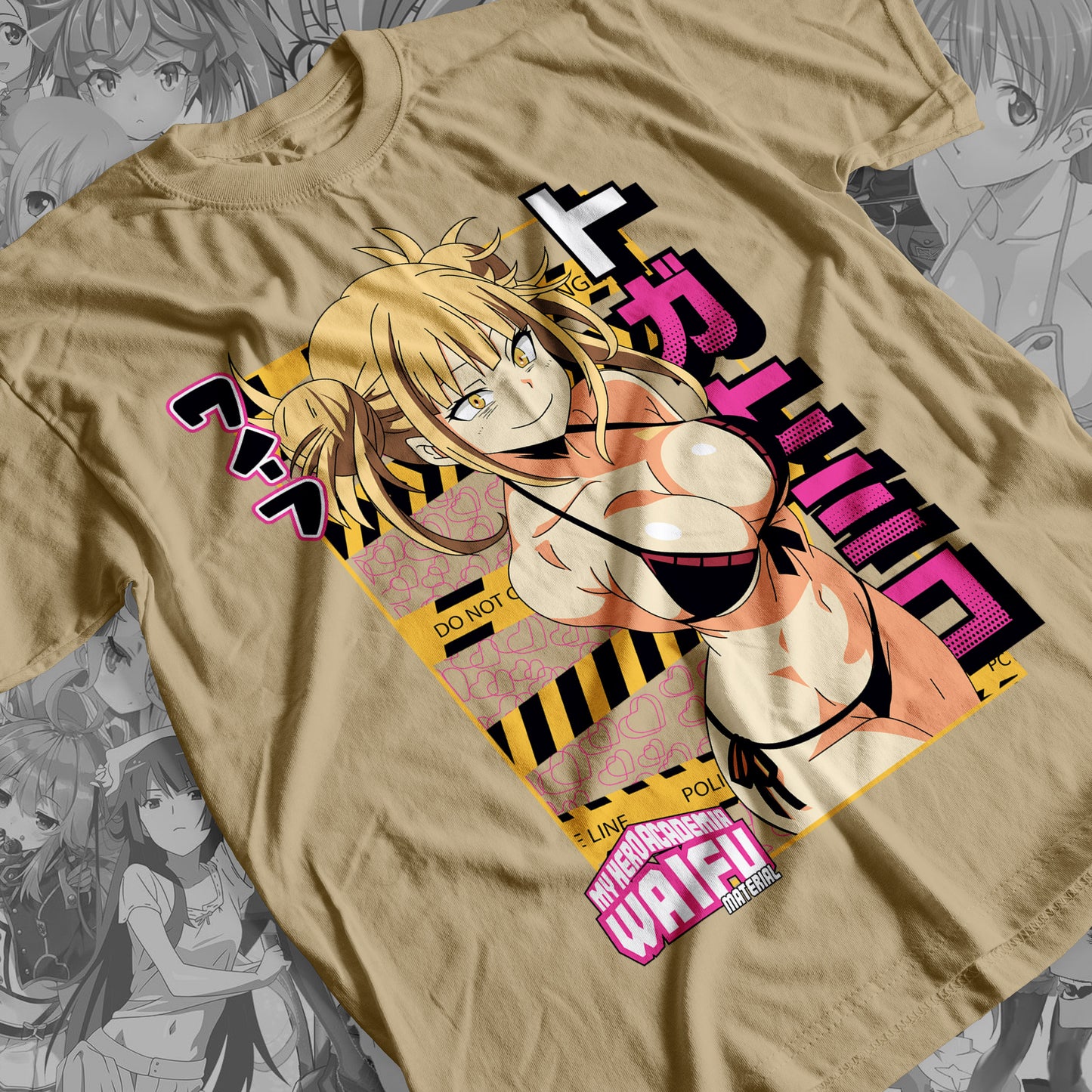 Waifu - Himiko Toga Premium Anime Design, High Quality DTF Print, 100% Cotton Shirt