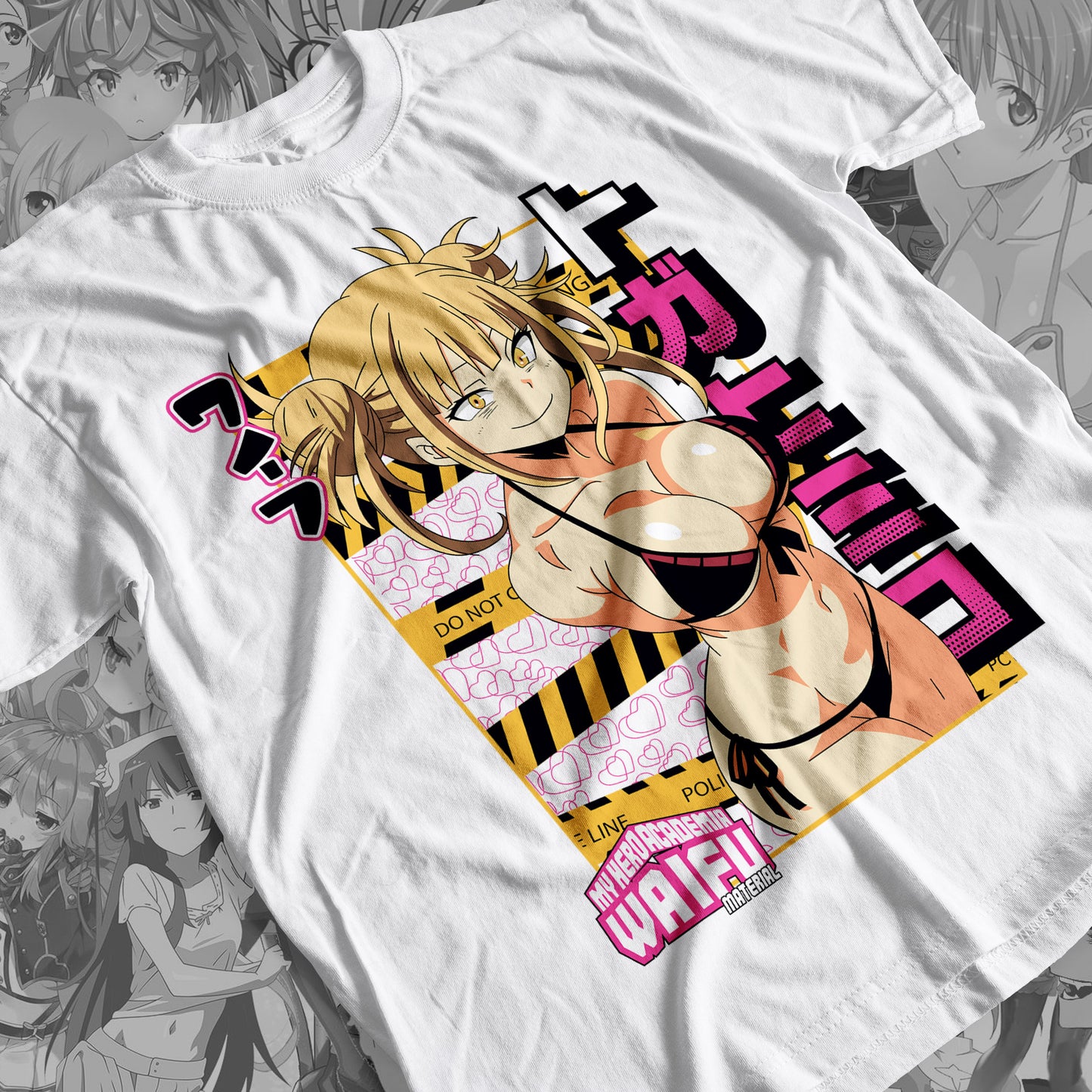 Waifu - Himiko Toga Premium Anime Design, High Quality DTF Print, 100% Cotton Shirt