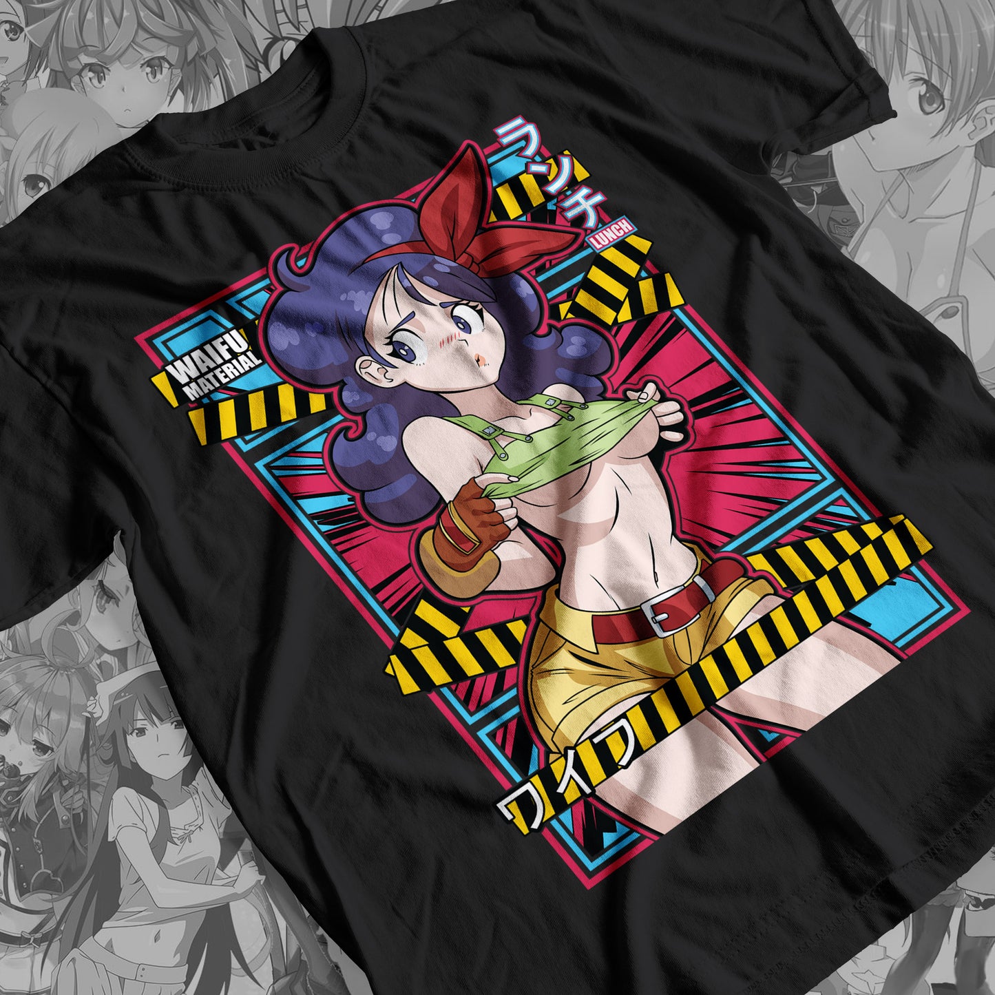 Waifu - Lunch Premium Anime Design, High Quality DTF Print, 100% Cotton Shirt