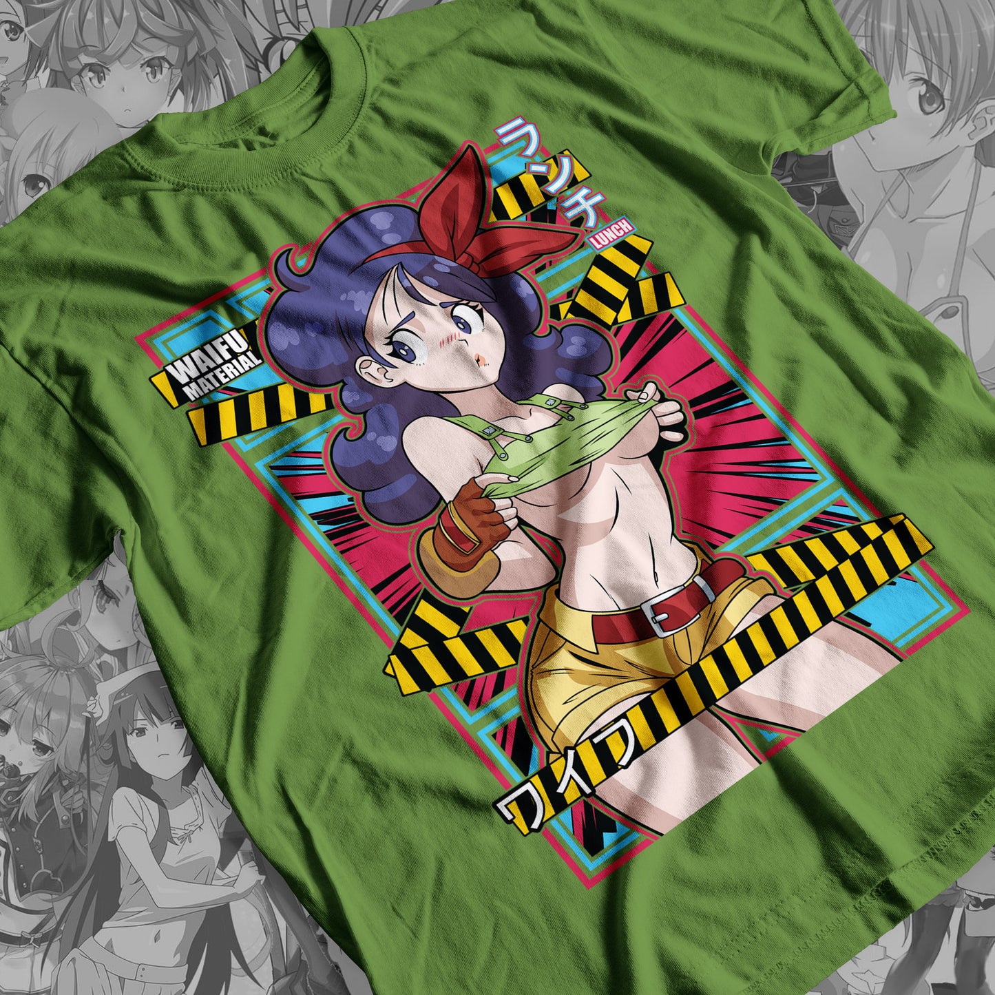 Waifu - Lunch Premium Anime Design, High Quality DTF Print, 100% Cotton Shirt