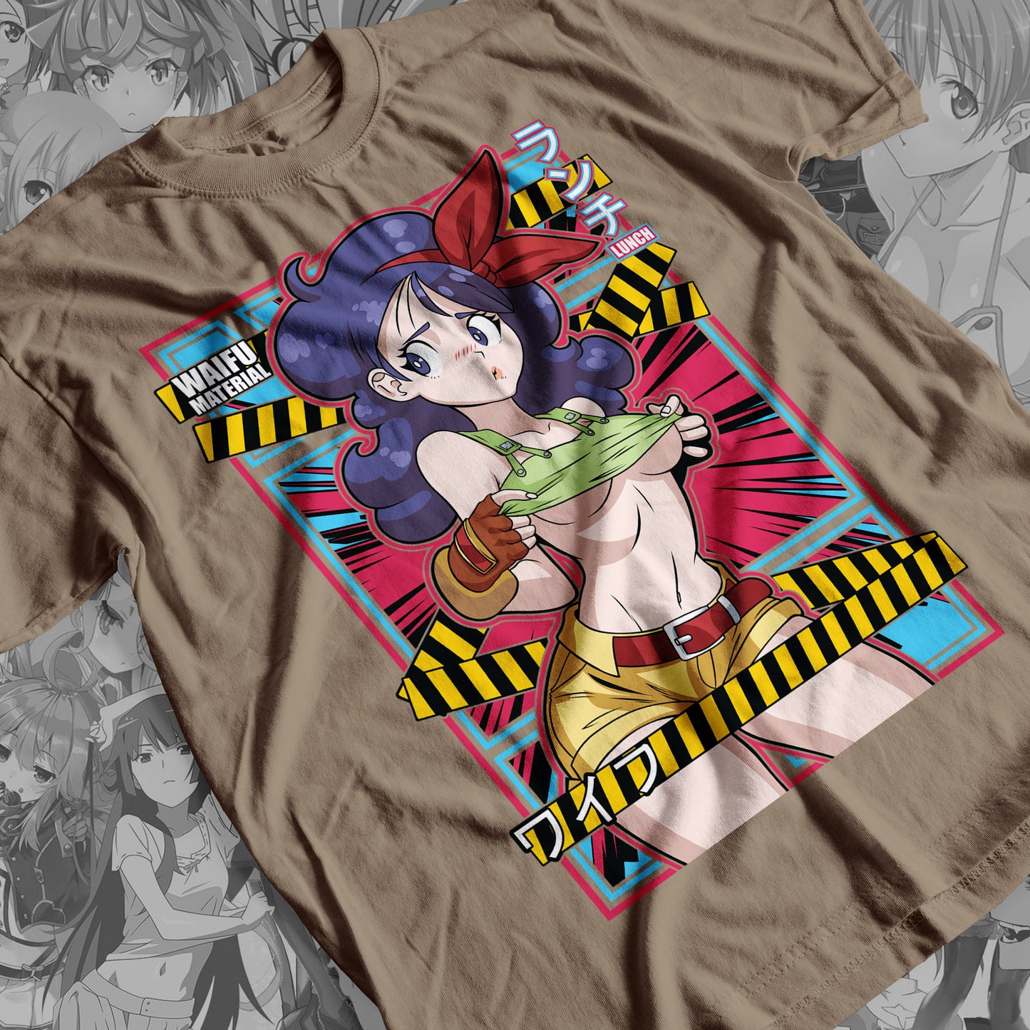 Waifu - Lunch Premium Anime Design, High Quality DTF Print, 100% Cotton Shirt