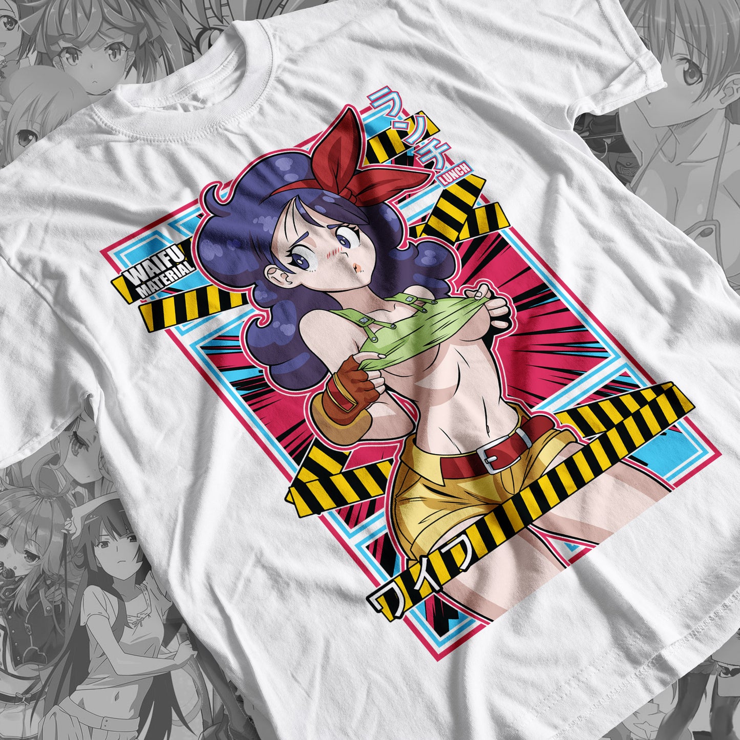 Waifu - Lunch Premium Anime Design, High Quality DTF Print, 100% Cotton Shirt