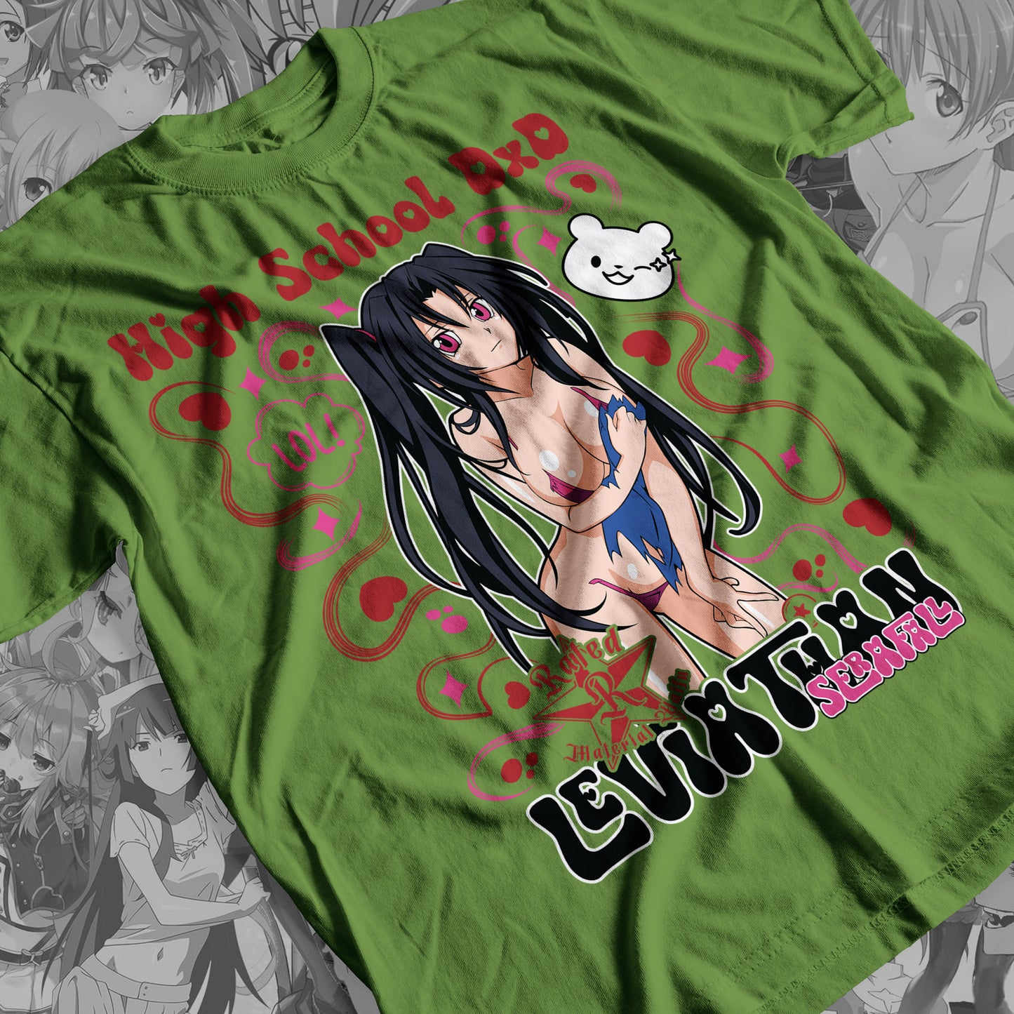Waifu - Serafall Leviathan Premium Anime Design, High Quality DTF Print, 100% Cotton Shirt