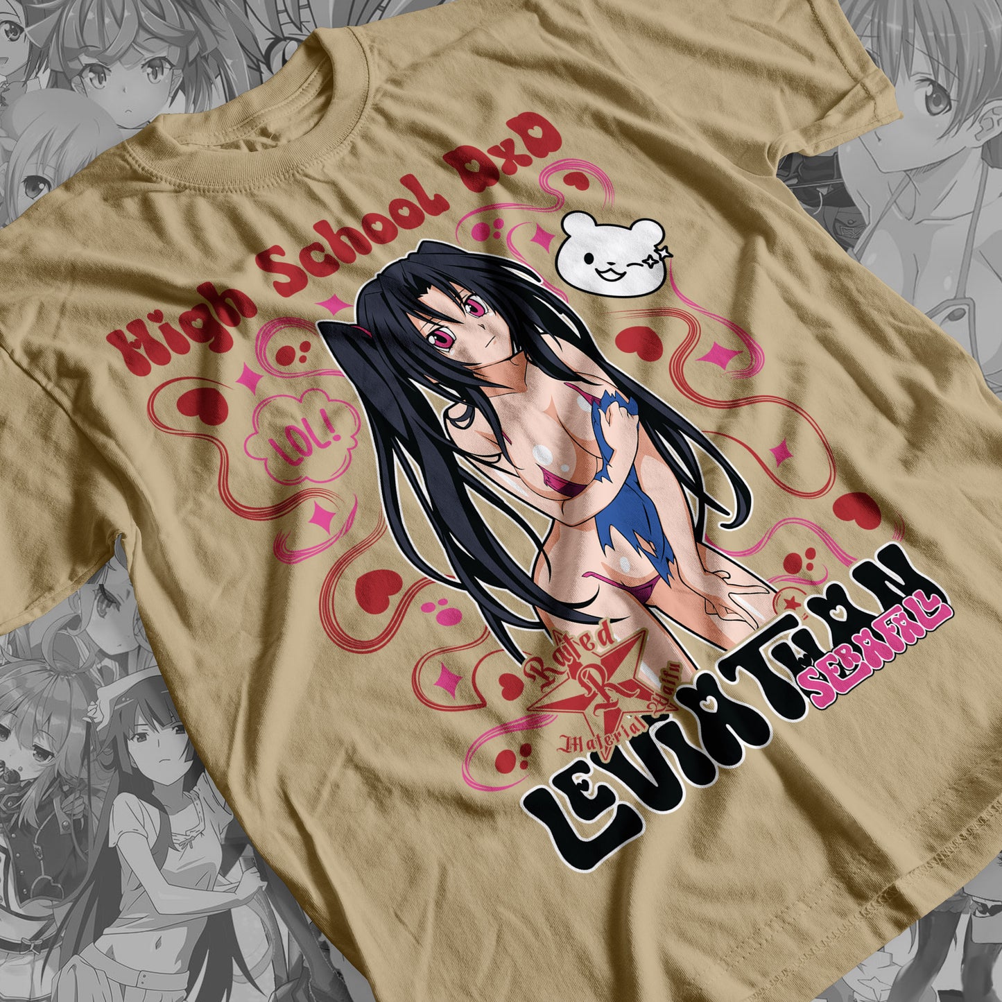 Waifu - Serafall Leviathan Premium Anime Design, High Quality DTF Print, 100% Cotton Shirt