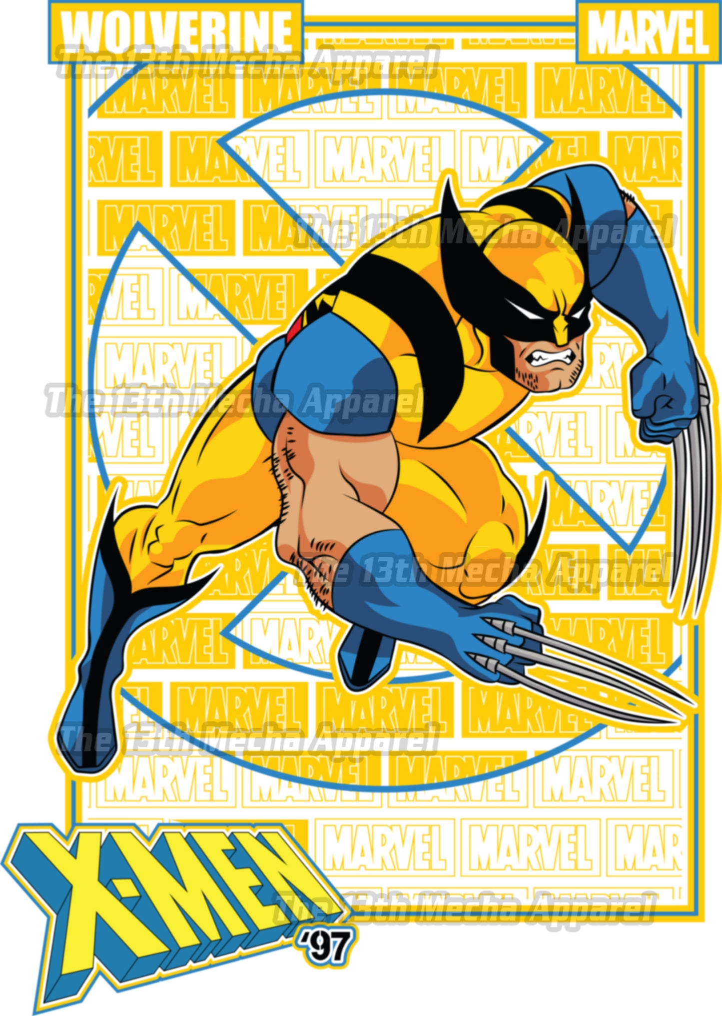Marvel DC- X-Men Premium Anime Design, High Quality DTF Print, 100% Cotton Shirt