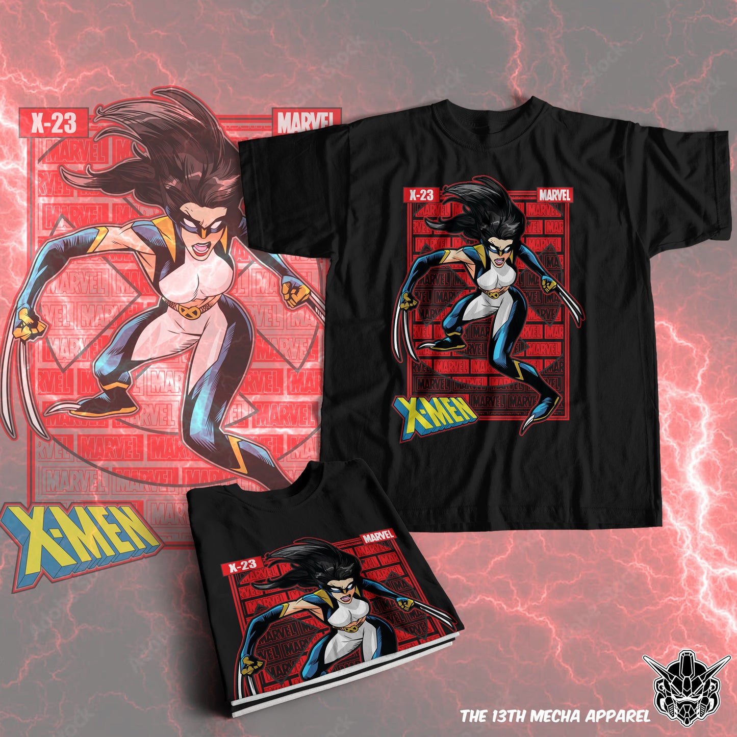 Marvel DC- X-Men II Premium Anime Design, High Quality DTF Print, 100% Cotton Shirt