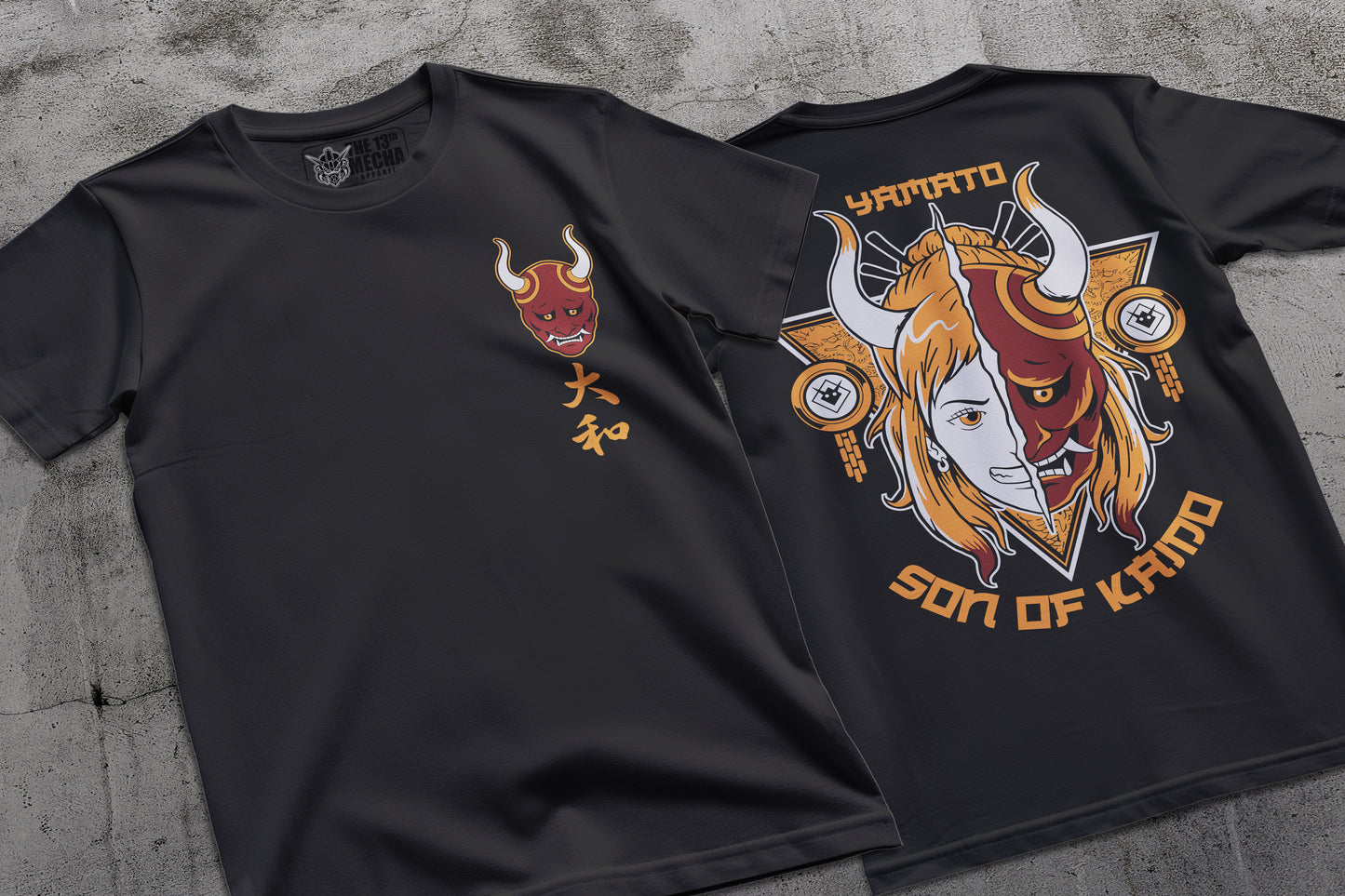 One Piece - Yamato 01 Premium Anime Design, High Quality DTF Print, 100% Cotton Shirt