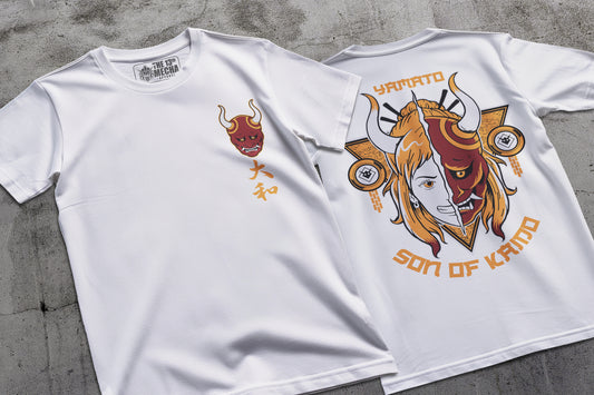 One Piece - Yamato 01 Premium Anime Design, High Quality DTF Print, 100% Cotton Shirt