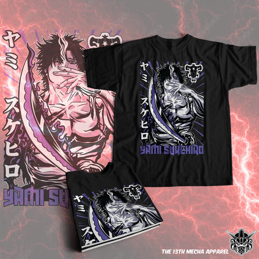 Black Clover Yami 01  Premium Anime Design, High Quality DTF Print, 100% Cotton Shirt