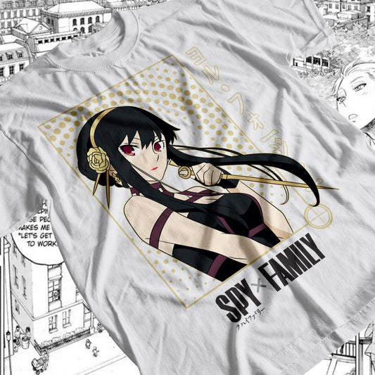 Spy x Family - Yor 02 Premium Anime Design, High Quality DTF Print, 100% Cotton Shirt