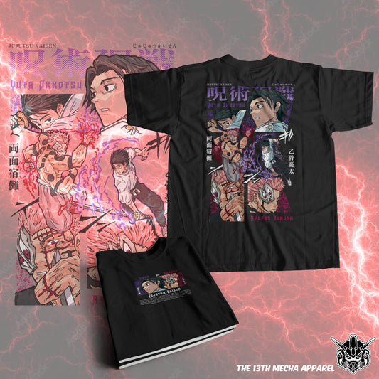 Jujutsu Kaisen - Yuta vs Sukuna 01 Premium Anime Design, High Quality DTF Print, 100% Cotton Shirt