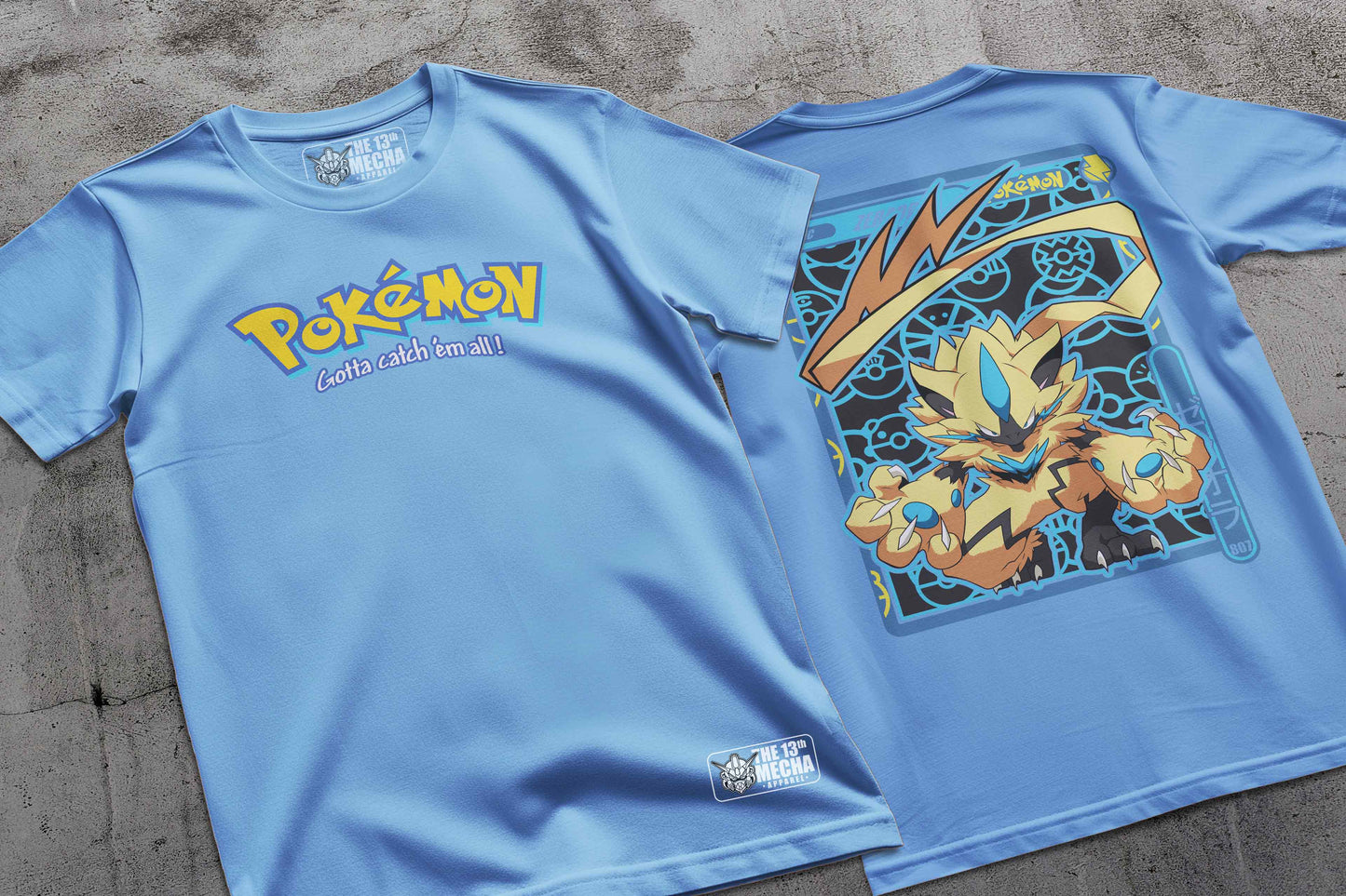 Pokemon - Zeraora 01 Premium Anime Design, High Quality DTF Print, 100% Cotton Shirt