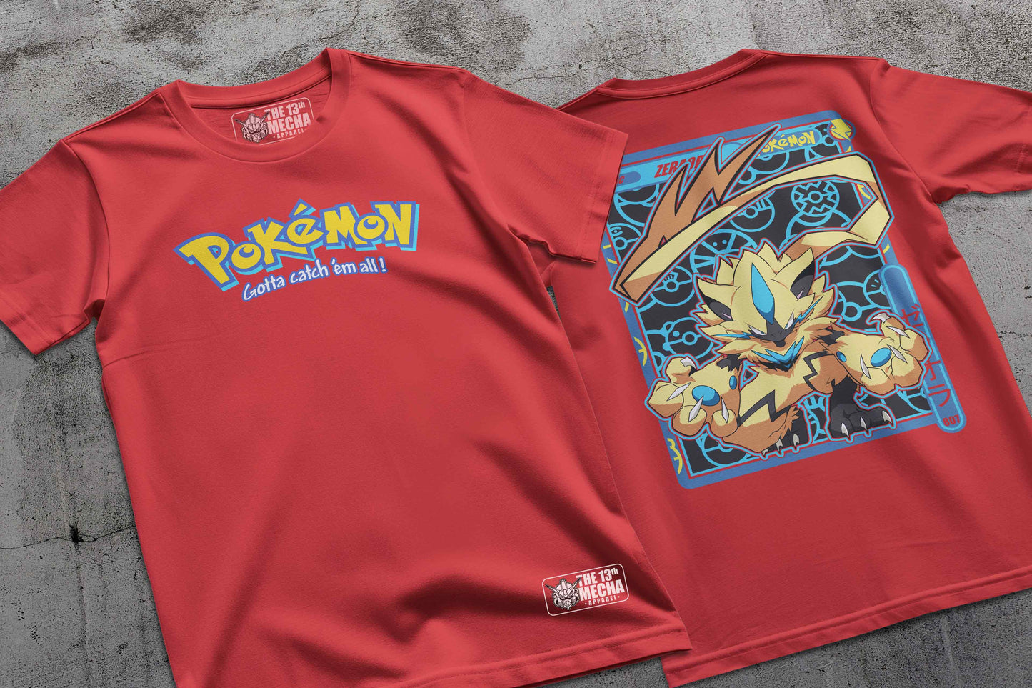 Pokemon - Zeraora 01 Premium Anime Design, High Quality DTF Print, 100% Cotton Shirt