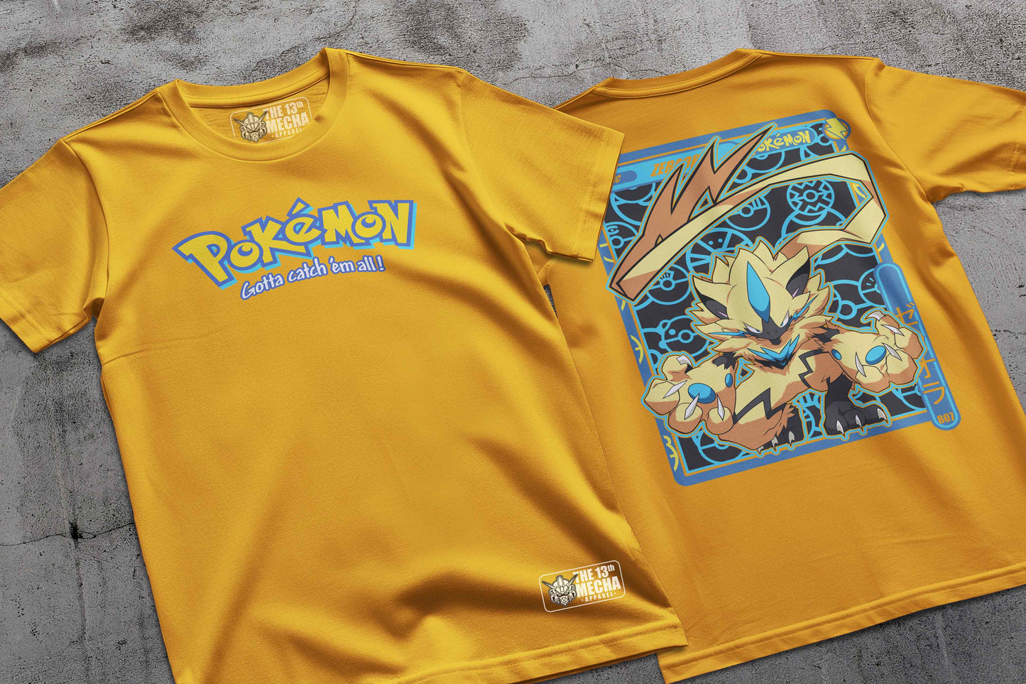 Pokemon - Zeraora 01 Premium Anime Design, High Quality DTF Print, 100% Cotton Shirt