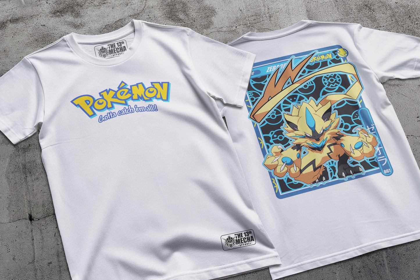 Pokemon - Zeraora 01 Premium Anime Design, High Quality DTF Print, 100% Cotton Shirt