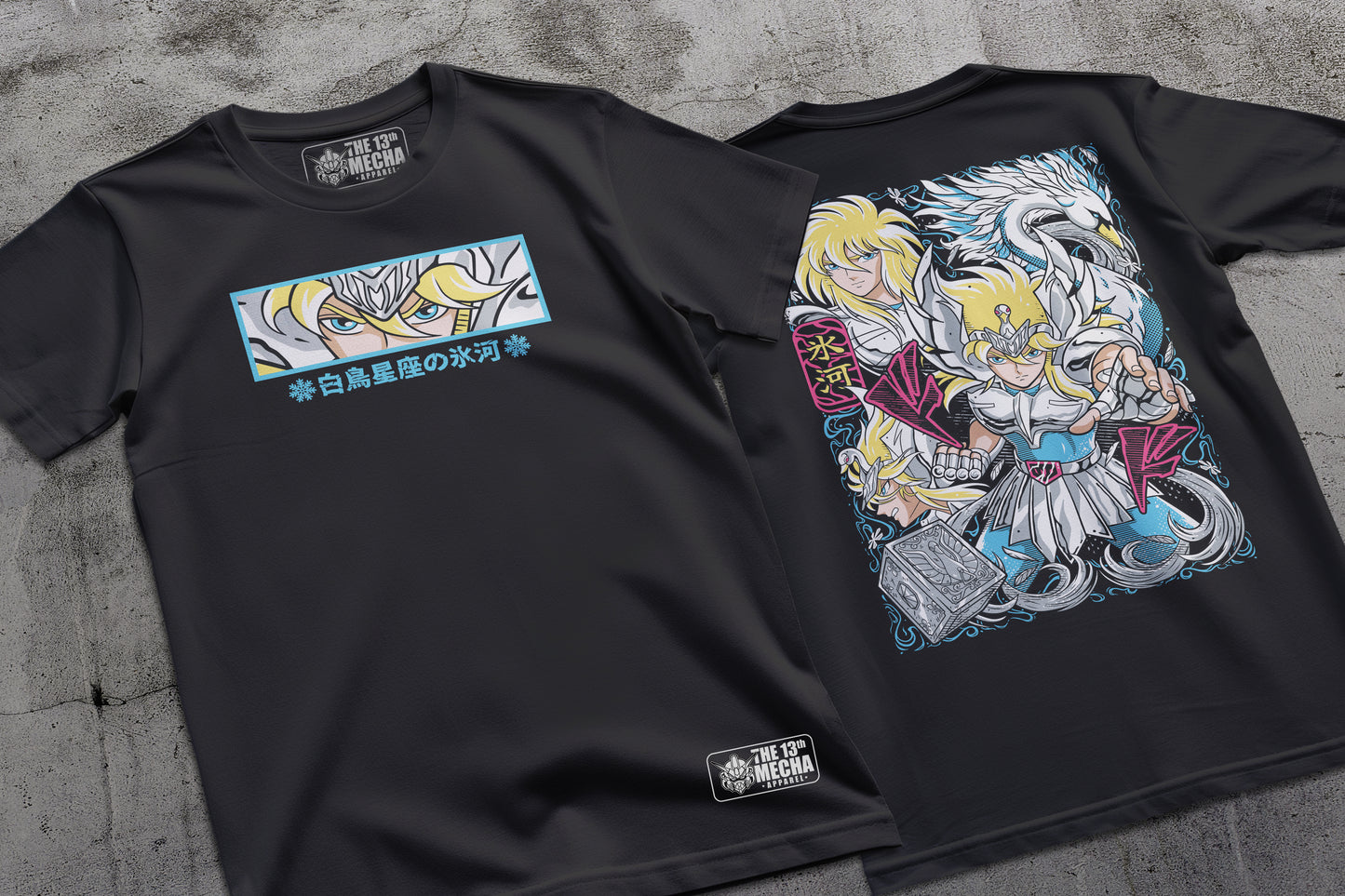 Saint Seiya - Cisne 01 Premium Anime Design, High Quality DTF Print, 100% Cotton Shirt