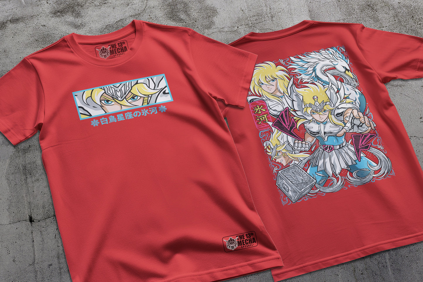 Saint Seiya - Cisne 01 Premium Anime Design, High Quality DTF Print, 100% Cotton Shirt