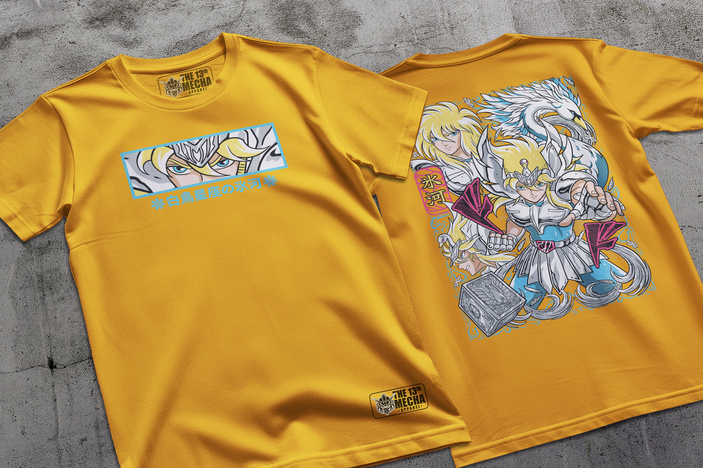 Saint Seiya - Cisne 01 Premium Anime Design, High Quality DTF Print, 100% Cotton Shirt