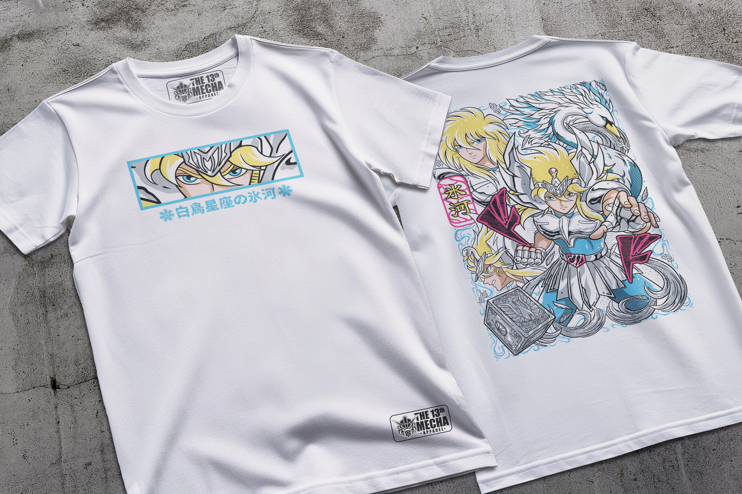 Saint Seiya - Cisne 01 Premium Anime Design, High Quality DTF Print, 100% Cotton Shirt