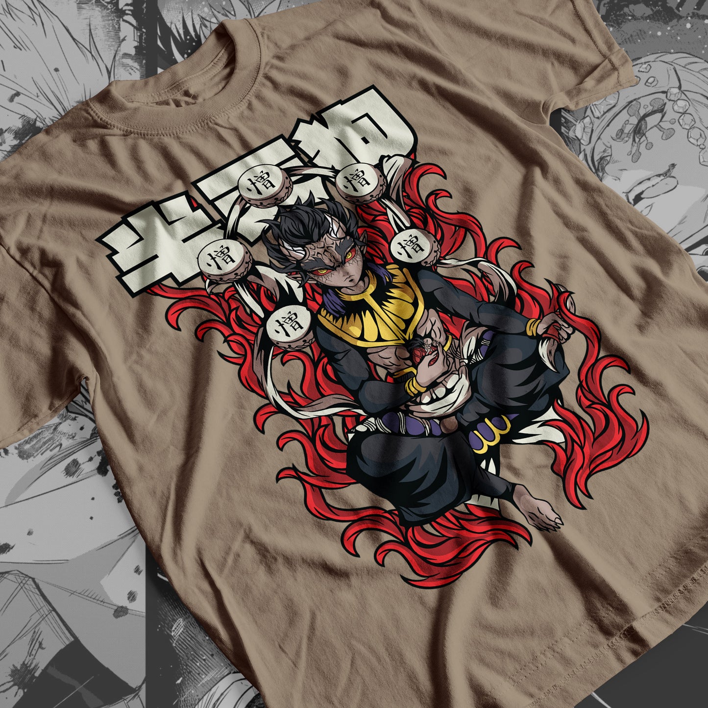 Demon Slayer - Zohakuten 03 Premium Anime Design, High Quality DTF Print, 100% Cotton Shirt