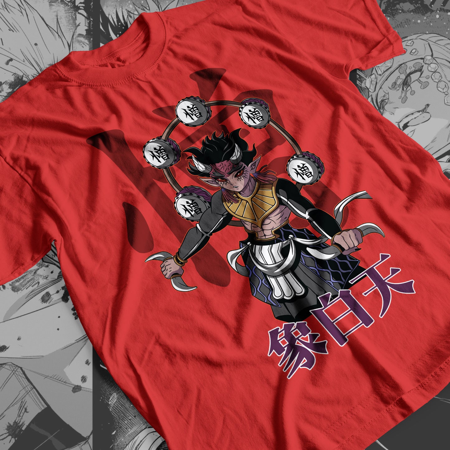 Demon Slayer - Zohakuten 04 Premium Anime Design, High Quality DTF Print, 100% Cotton Shirt