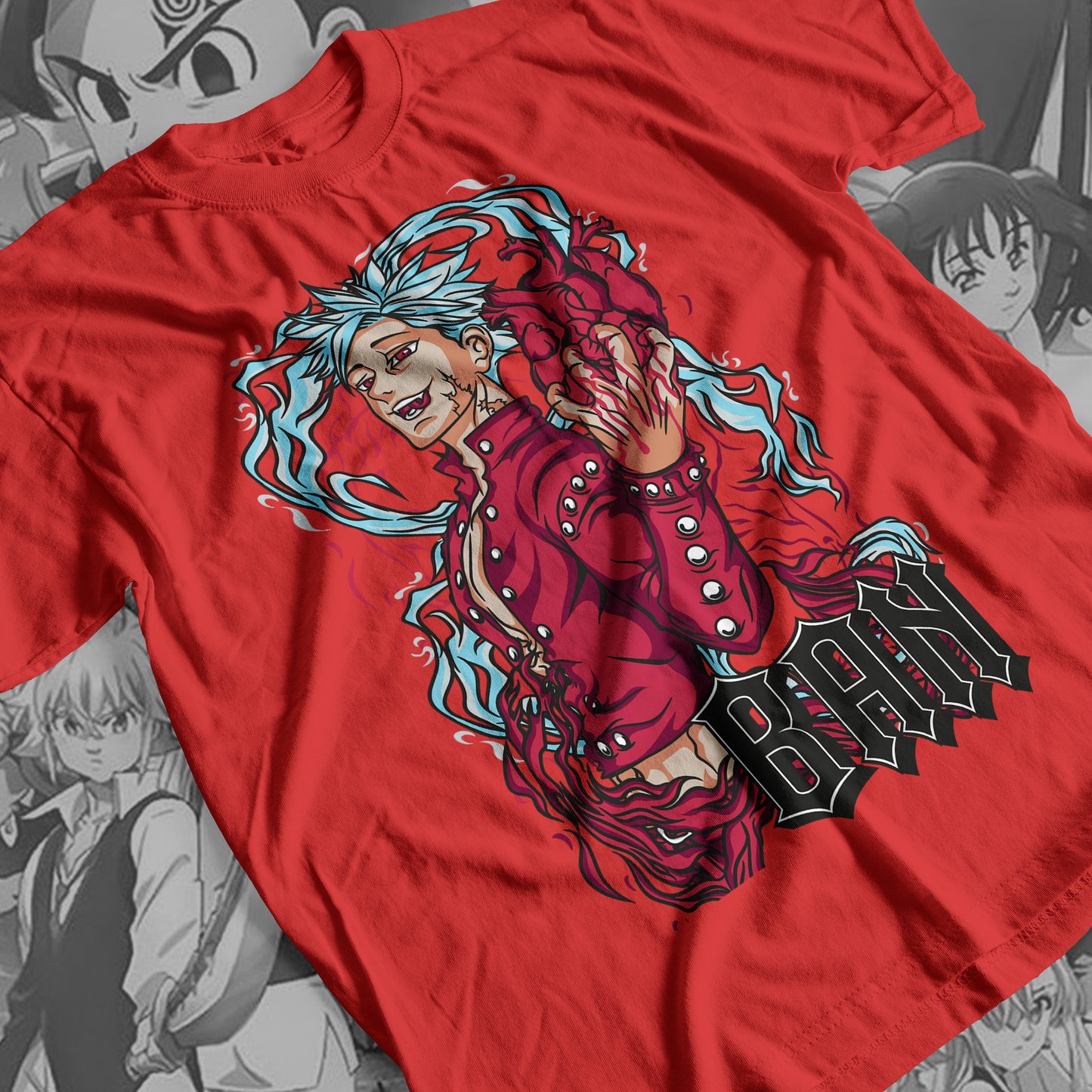 7 Deadly Sins Fox Sin of Greed - Ban 02 Premium Anime Design, High Quality DTF Print, 100% Cotton Shirt