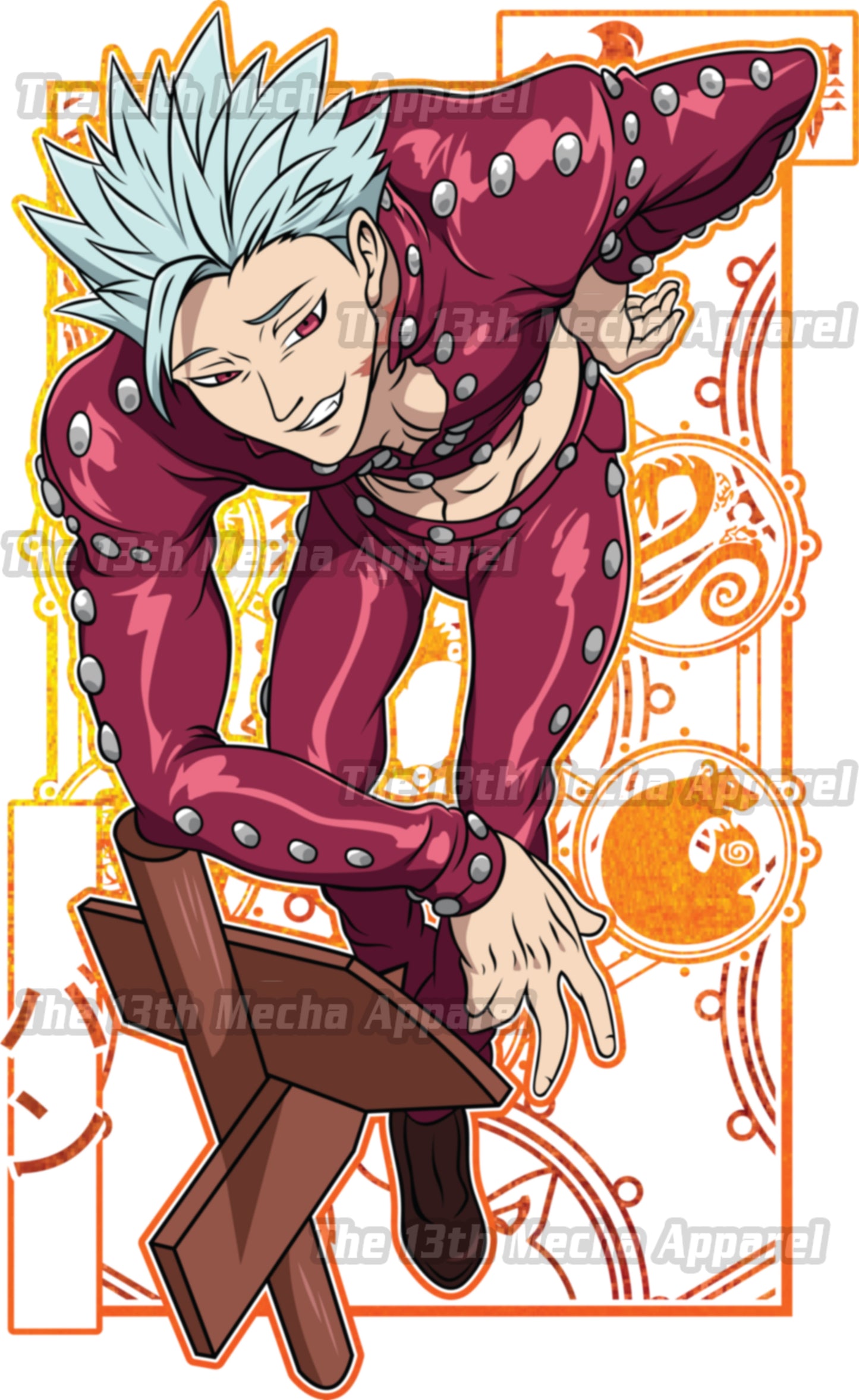 7 Deadly Sins Fox Sin of Greed - Ban 01 Premium Anime Design, High Quality DTF Print, 100% Cotton Shirt